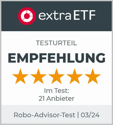 extraETF Empfehlung, Robo-Advisor-Test 03/2024